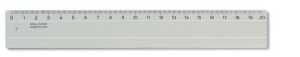 KOH Lineal - Plast 20 cm Skala - Transparent / Braun