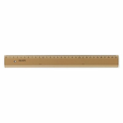 KOH Lineal - Plast 30 cm Skala - Transparent / Braun