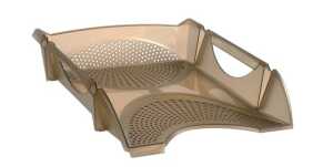 KOH Ablagekorb für Format A4 bis C4 braun