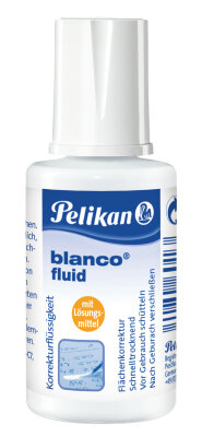 Pelikan Korrekturfluid 20ml blanco B925D m. Lösungsm. 10 Flaschen im Display