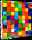 ADINA Motivordner Regenbogen-Fliesen-Mosaik-Malerei