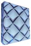 ADINA Motivordner Monochrom Diamant Geoemtrie-Muster
