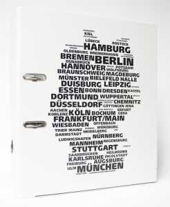 ADINA Motivordner Deutschland Städtenamen