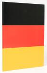 ADINA Notizbuch A4 blanko fester Deckel Deutschlandfahne