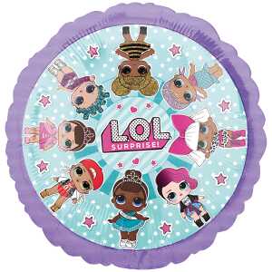 Folienballon LOL Surprise 43cm rund, Amscan