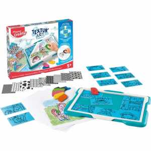 Malset Creativ TexturArt Bildgestaltung Puzzleteilen versch Strukturen