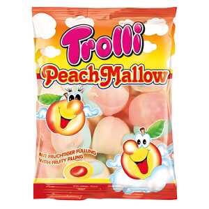 Trolli Peach Mallow 150g, mit intensiven Pfirsich-Geschmack