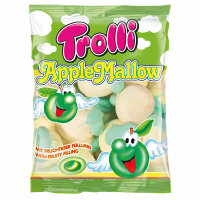 Trolli Apfel Mallow  150g, Schaumzuckerstücke mit...