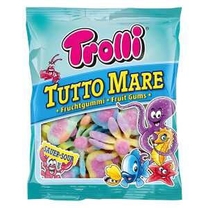 Trolli Tutto Mare 175g Fruchtgummifigur Geschmacksrichtung TuttiFrutti