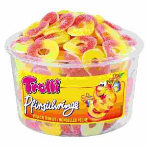 Trolli Pfirsichringe Dose 4000512994244