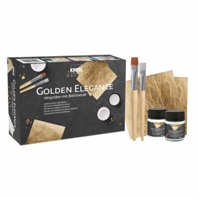 KREUL Vergolden mit Blattmetall Set Golden Elegance