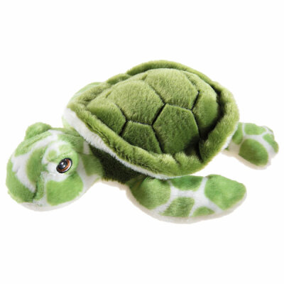 Heunec Bottle 2 Buddy ECO  Plüsch Schildkröte 25cm, Kuschelfreunde aus recyceltem Kunststoff, GRS-zertifiziert,, ab 0 Monaten