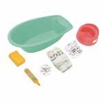 Heless Badewannenset Pinguin mint, Badewanne 40,5 x 23 x...