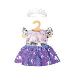 Heless Kleid Fee und Einhorn Gr.28-35cm lila, Kleid m...