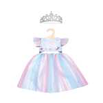 Heless Kleid Fee und Einhorn Gr.35-45cm, mit silberner Krone