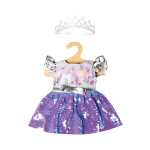 Heless Kleid Fee und Einhorn Gr.35-45cm lila, mit...
