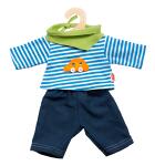 Heless Bekleidungsset 3teilig Gr.35-46cm, Jeans mit...