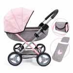 Bayer Puppenwagen Cosy grau, für Puppen bis 46cm,