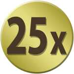 Weihnachts-Karten - Sterne - A6 - 25 Karten + Umschläge