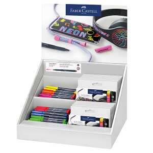 Faber Castell Marker Neon Thekendisplay