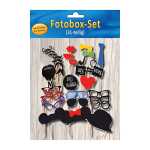 Fotobox-Set Hochzeit 31teilig, Haltestäbchen und...