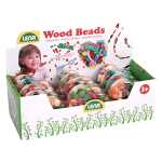 Lena Holzperlen in Herzdose, verschiedene Designs bunt...