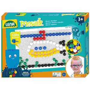 Lena Mosaik Set groß 120 color 15 mm, 120 bunten, 10 mm Steckern