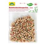 Lena Holzbuchstaben 10mm 300 Perlen natur bunt,...