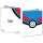 Pokemon 10 Seiten á 4 Fächer, für 80 Karten, Maße: 20,5x16,5x1,5cm
