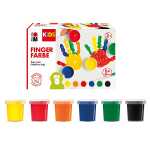 Fingerfarbe Kids 6ST sort. MARABU 03030 000 50800 35ml