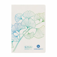 Herlitz Heft A6/32 liniert GREENline Ginkgo