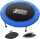 Fitnesstrampolin faltbar blau schwarz, Durchmesser: 96cm, Höhe: 22cm,