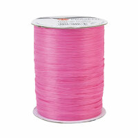 Naturbastbandrolle  100m Rayon Raffia pink, Präsent