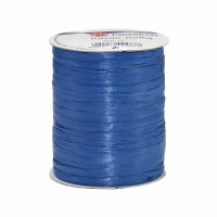 Naturbastbandrolle  100m Raffia Rayon blau, Präsent