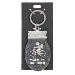 Schlüsselanhänger Filz Schutzengel oval Motiv...