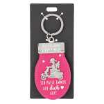 Schlüsselanhänger Filz Schutzengel oval Motiv...