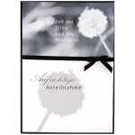 Trauerkarte Motiv 4, Zeit der Stille und des Abschieds...