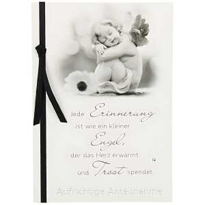 Trauerkarte Motiv 5, Jede Erinnerung ist wie ein kleiner ...