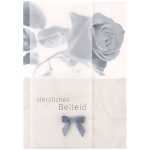 Trauerkarte Motiv 6, Herzliches Beileid