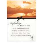 Trauerkarte Motiv 13, Aufrichtige Anteilnahme! Als die ...