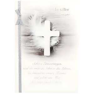 Trauerkarte Motiv 20, In stiller Trauer Schöne Erinnerungen...