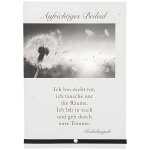 Trauerkarte Motiv 26, Aufrichtiges Beileid! Ich bin nicht...