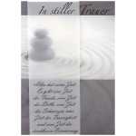 Trauerkarte Motiv 33, In stiller Trauer-Alles hat seine...