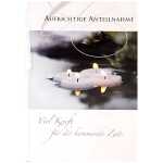 Trauerkarte Motiv 36, Aufrichtige Anteilnahme-Viel Kraft...