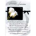 Trauerkarte Motiv 37, Aufrichtige Anteilnahme-Je...
