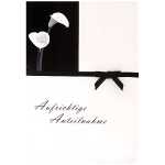 Trauerkarte Motiv 40, Aufrichtige Anteilnahme