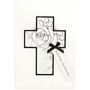 Trauerkarte Motiv 44, Aufrichtige Anteilnahme