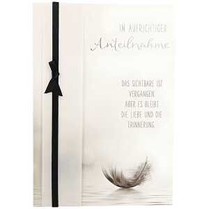 Trauerkarte Motiv 55, In Aufrichtiger Anteilnahme