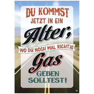 Musikkarte Motiv 1, Du kommst jetzt in ein Alter, wo du...