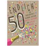 Musikkarte Überraschung Motiv 10, Endlich 50 Ein...